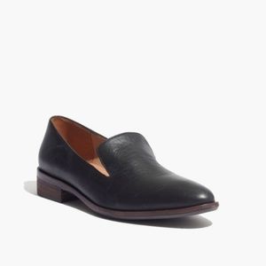 Madewell Black Leather Orson Loafers